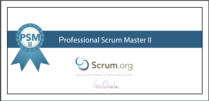 Learn about the value of the PSM-II training by scrum.org